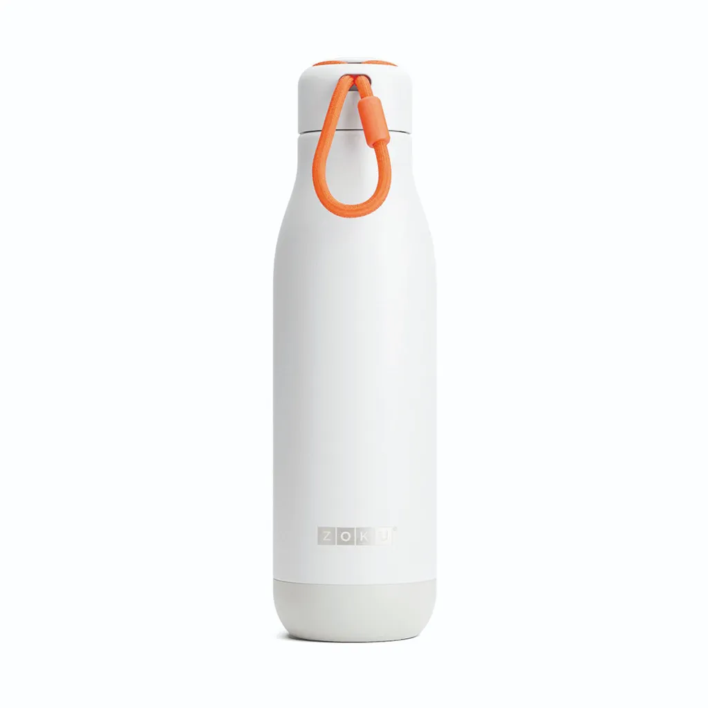 Stainless Steel Bottle 750 ml PC White Zoku